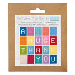 Trimits Mini Cross Stitch Kit - Thank You