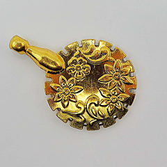 Jomil Thread Cutter Pendant Gold