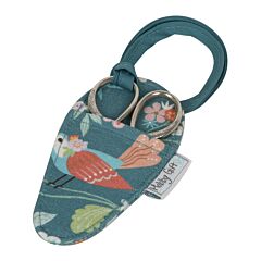 Teal Floral Scissors & Tape Measure