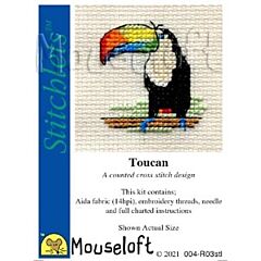 Mouseloft Toucan Cross Stitch Kit - 004-R03stl