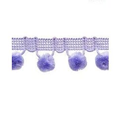 Violet  Pom Pom Trim 