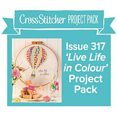 Cross Stitcher Project Pack - Live Life in Colour Issue 317