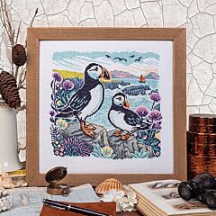 CrossStitcher Project Pack - Issue 431 - Puffin Pair