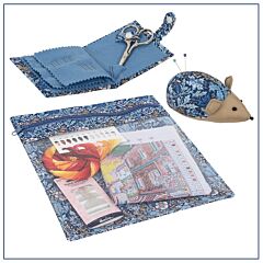 Woodblock Floral Accessories Bundle 1