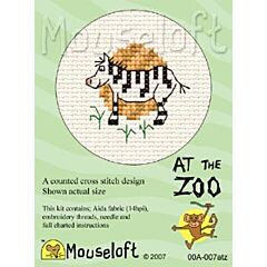 Mouseloft Stitchlet 'At the Zoo' - Zebra