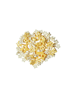 Craft Buttons - Yellow Stars (2.5g Pack)