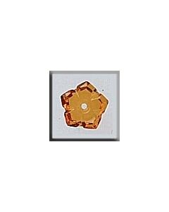 Mill Hill Glass Treasures 12010 - Petal Dim Flower Topaz