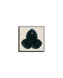 Mill Hill Glass Treasures 12033 - Fleur de Lis Green