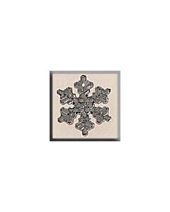 Mill Hill Glass Treasures 12037 - Medium Silver Snowflake