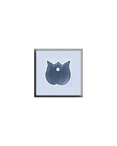 Mill Hill Glass Treasures 12153 - Very Small Tulip Matte Sapphire