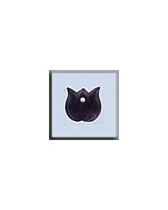 Mill Hill Glass Treasures 12155 - Very Small Tulip Matte Amethyst
