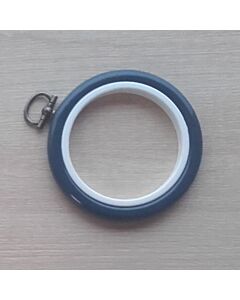 2.5in Round Coloured Flexi Hoop - Dark Blue