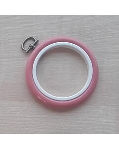 2.5in Round Coloured Flexi Hoop - Dark Pink