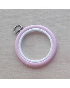 2.5in Round Coloured Flexi Hoop - Light Pink