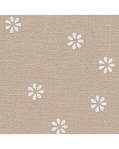 32 Count Murano Light Mocha With Flowers