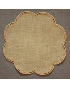 20cm Flower Crochet Doilies - cream 20cm / 7.5in