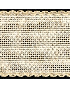2in / 5cm Oatmeal Fleck (25% Linen) Aida Band - 1m