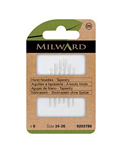 Milward Needle Set - Tapestry Size 24-26