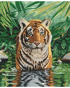 BK1151 - Tiger Pool Cross Stitch Kit