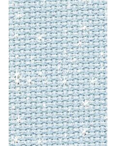 DMC 14 Count Iridescent Aida Blue 50 x 55cm (19.5 x 21.5in) - Fat Quarter