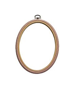 Oval Woodgrain Effect Flexi Hoops - Various Sizes