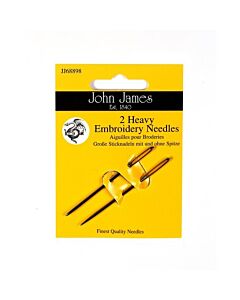 John James Heavy Embroidery Needles - Size 14 (2 Needles)