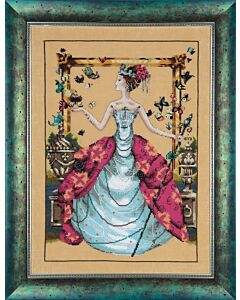 Mirabilia MD133 - Queen Mariposa Cross Stitch Chart Pack 10% off RRP