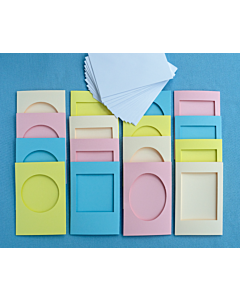 Pastel Card Pack 16 Cards And Envelopes