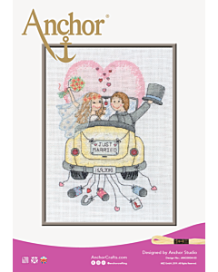 Anchor Just Married cross stitch chart