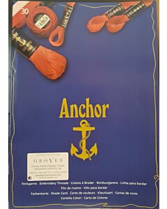 Anchor printed Shade Card