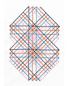 TB111 - Geometry Rules Right Angles Printed Embroidery Kit - 20% off RRP