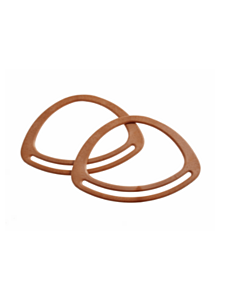 Oval Bag Handle - 7 inch Light Brown