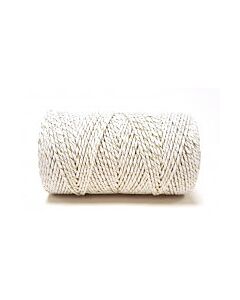 Baker's Twine White With Gold Sparkle 100m Roll