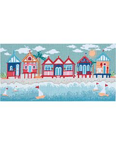 Trimits - Cross Stitch Kit - Beach Huts