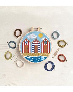  Simply Make Large Cross Stitch Kit - Beach Hut