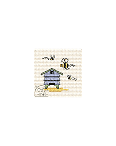 Mouseloft Beehive Cross Stitch Kit - 003-H01sml