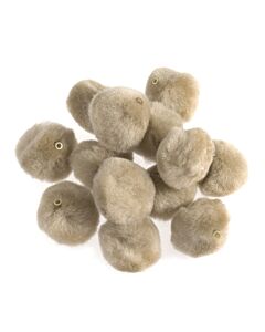 Pom Poms - Pack of 50 - beige