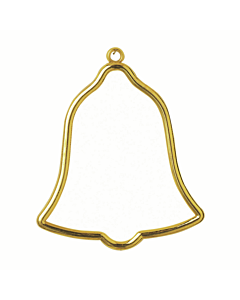 Plastic Bell Shaped Frame - Gold 