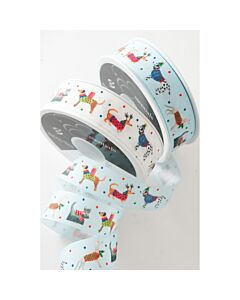 Berisfords Jolly Dogs 25mm - White