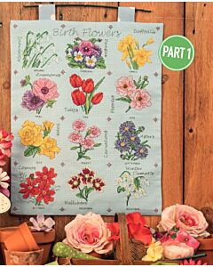 Cross Stitcher Project Pack - Birth Flowers - Issue 397 & 398