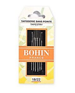 Bohin Tapestry Needles - Size 18/22 (Pack of 6)