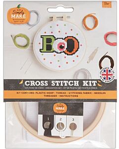 Simply Make Cross Stitch Kit - Boo