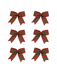 Tartan Bows 6 Pack