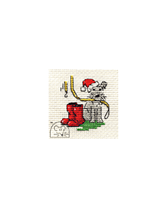Mouseloft Christmas Boxing Day Walk Stitch Kit With Card And Envelope - Q31stl