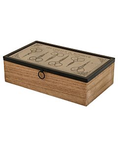Parisian Vintage Style Scissor Box