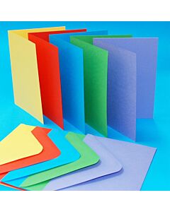 Cards & Envelopes C6 Bright -5 pack