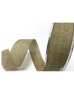 BTB 461-02 Natural 25mm Cut-Edge Faux Burlap 