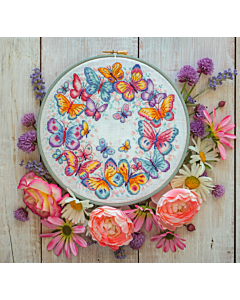 Cross Stitcher Project Pack - Find Your Wings - 28ct Cashel - XST360