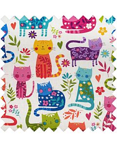 Craft Bag: Shoulder Tote: Cats