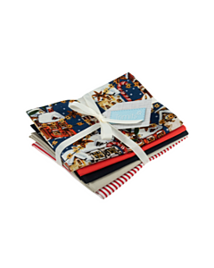 Navy Street Scene FQ Christmas Fabric bundle